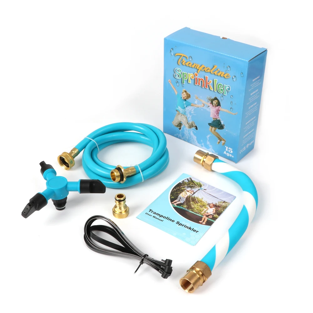 360 Degress Rotation Trampoline Sprinklers Cooling Sprinkler Pipe Kids Water Fun Automatic Watering Irrigation Garden Accessorie
360 Degress Rotation Trampoline Sprinklers Cooling Sprinkler Pipe Kids Water Fun Automatic Watering Irrigation Garden Accessorie
