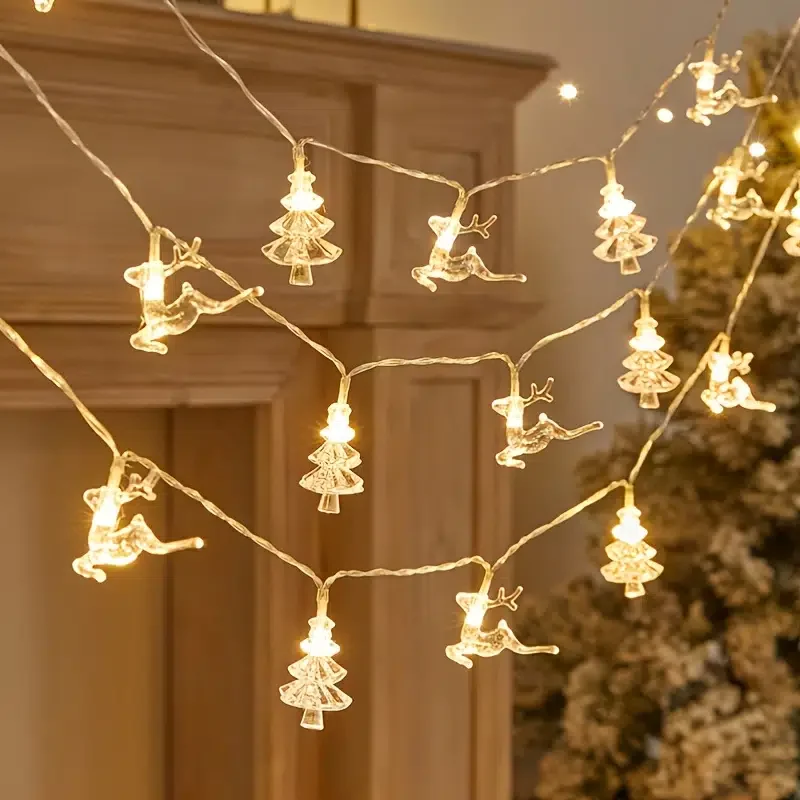 HMTX 1pc, Holiday Room Decor, Christmas Supplies, Christmas Tree String Lights 4.92ft/9.84ft
HMTX 1pc, Holiday Room Decor, Christmas Supplies, Christmas Tree String Lights 4.92ft/9.84ft