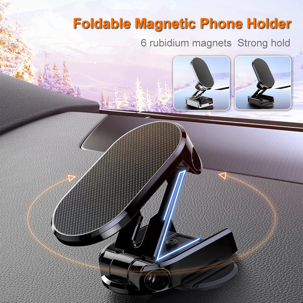 Car Phone Holder Magnetic CellPhone Bracket Foldable 360-degree Rotatable GPS Phone Stand For Tesla Model 3 Y Car Accessories
Car Phone Holder Magnetic CellPhone Bracket Foldable 360-degree Rotatable GPS Phone Stand For Tesla Model 3 Y Car Accessories