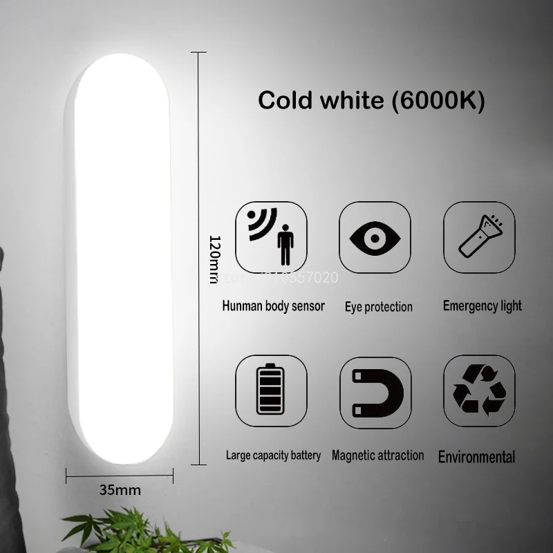 LED Night Light PIR Motion Sensor Light for Bedroom Cabinet Kitchen Wireless USB Powered Rechargeable Eye Protection Human Body
LED Night Light PIR Motion Sensor Light for Bedroom Cabinet Kitchen Wireless USB Powered Rechargeable Eye Protection Human Body