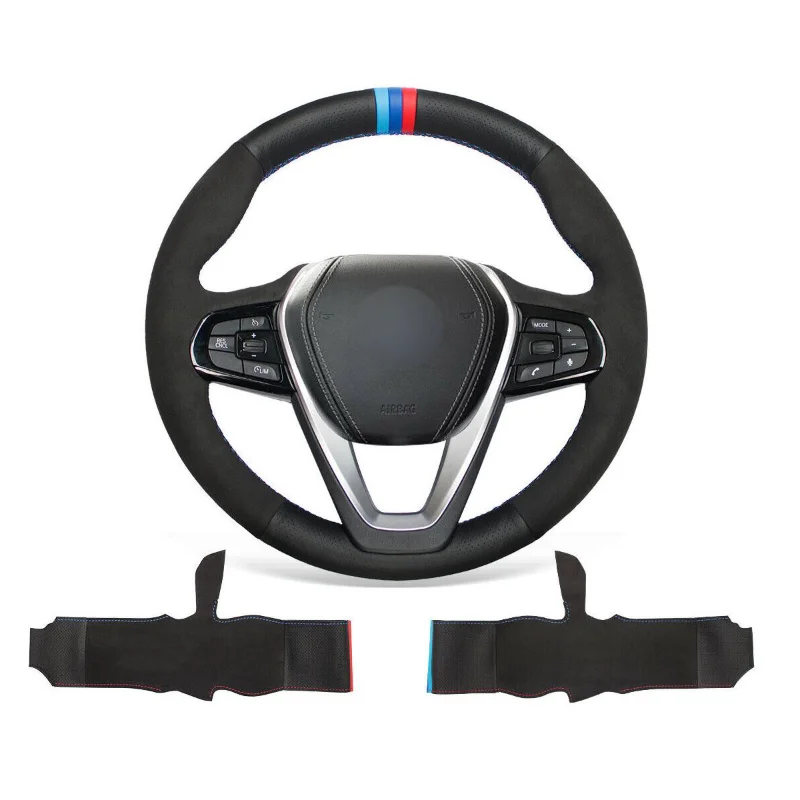 DIY Custom Soft Black Suede Steering Wheel Cover For BMW G20 F44 G22 G23 G26 G30 X3 X4 X5 X6
DIY Custom Soft Black Suede Steering Wheel Cover For BMW G20 F44 G22 G23 G26 G30 X3 X4 X5 X6