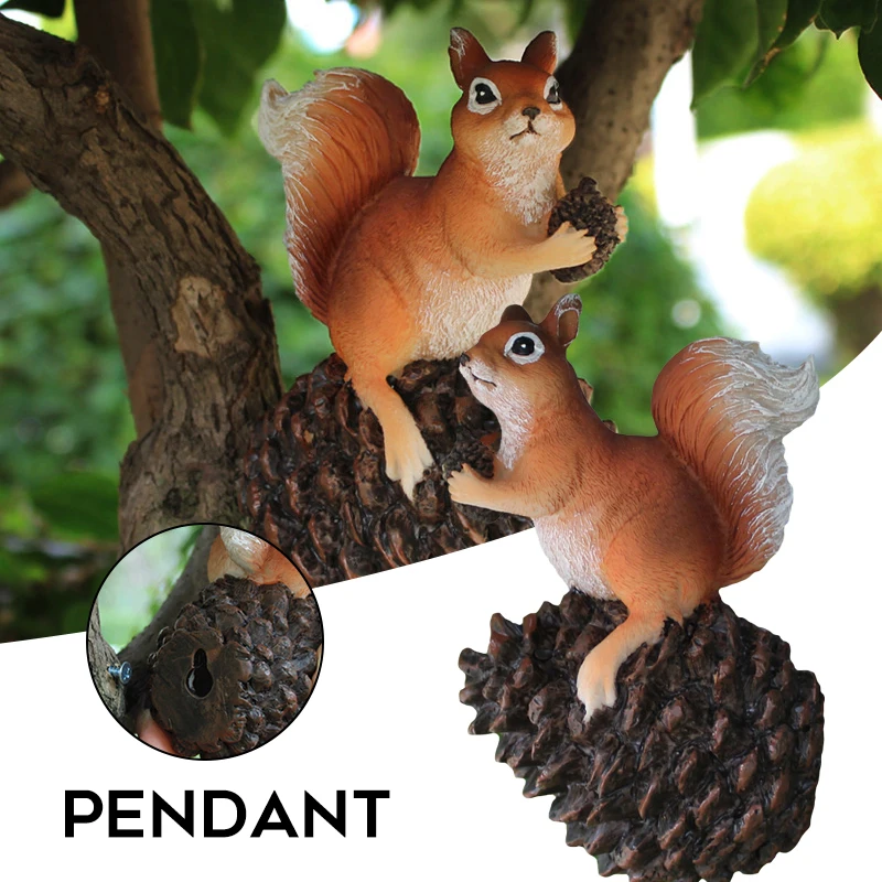 Newest Simulation Squirrel Tree Mounted Ornament Cute Resin Animals Figurines for Home Garden Courtyard
Newest Simulation Squirrel Tree Mounted Ornament Cute Resin Animals Figurines for Home Garden Courtyard