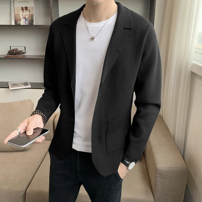 Autumn Winter Solid Color Sweater Men Knitwear Cardigan Business Casual Jacket Long Sleeve Slim Sweatercoat Tops Male Clothing
Autumn Winter Solid Color Sweater Men Knitwear Cardigan Business Casual Jacket Long Sleeve Slim Sweatercoat Tops Male Clothing