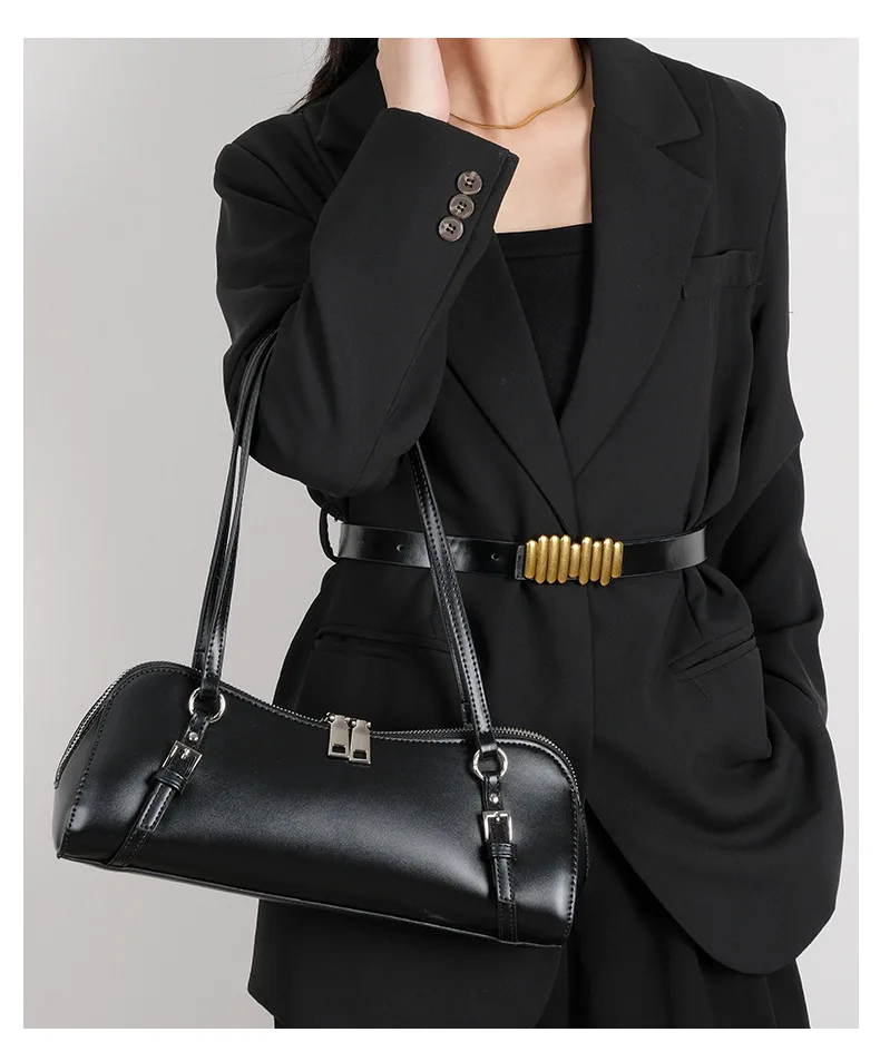 Women shoulder bag vintage black white new style leather female luxury fashion bags handbag ladies female niche femme bolsa
Women shoulder bag vintage black white new style leather female luxury fashion bags handbag ladies female niche femme bolsa