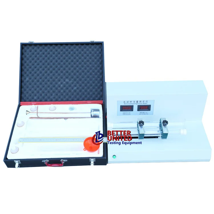 Professional supplier Soils Fine Aggregate Sand Equivalent Value Tester/Sand Equivalent Tester
Professional supplier Soils Fine Aggregate Sand Equivalent Value Tester/Sand Equivalent Tester