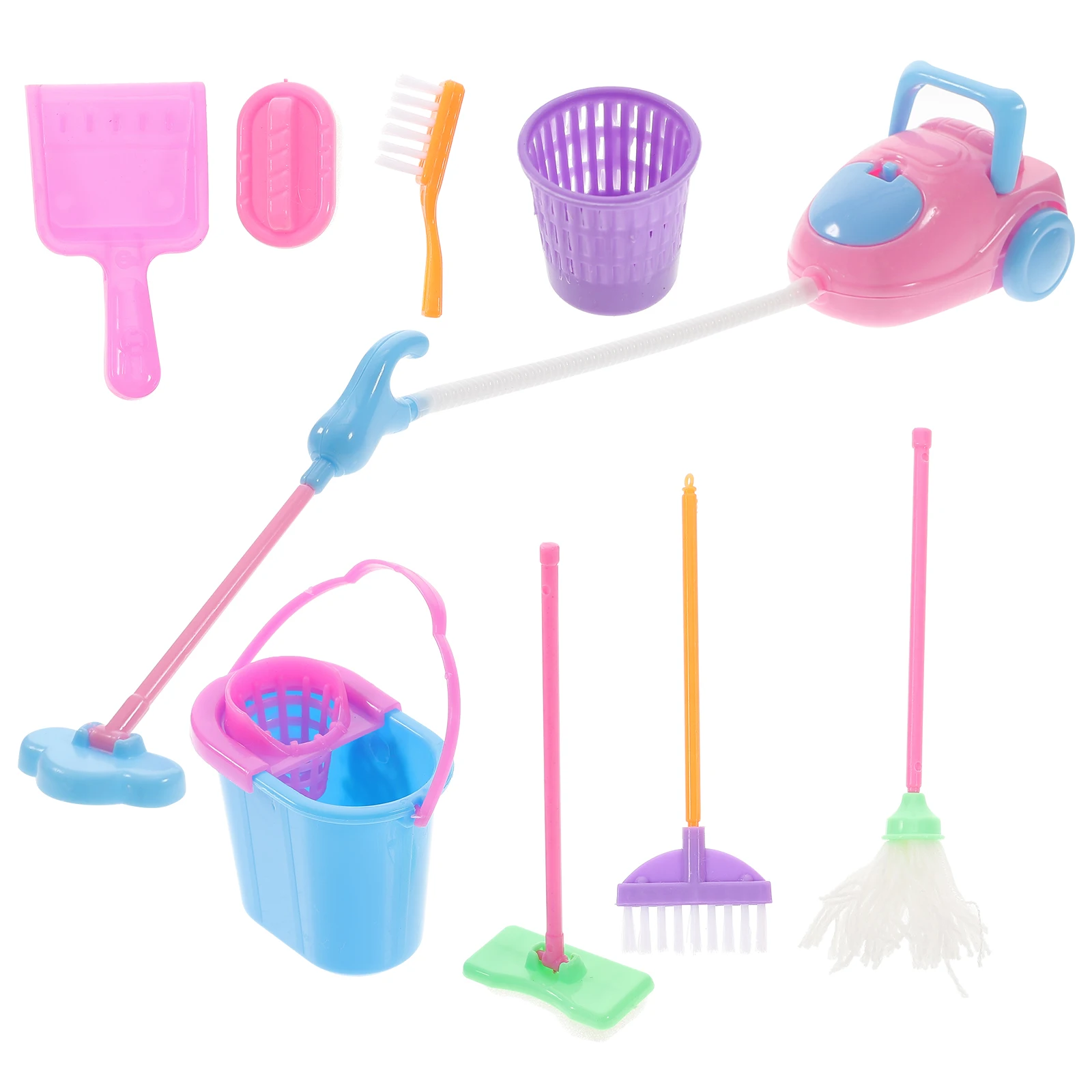 9pcs Mini House Cleaning Tools Kid Pretend Play Toy Housekeeping Tool Cleaning Broom Brush Washing House Cleaner For Children
9pcs Mini House Cleaning Tools Kid Pretend Play Toy Housekeeping Tool Cleaning Broom Brush Washing House Cleaner For Children