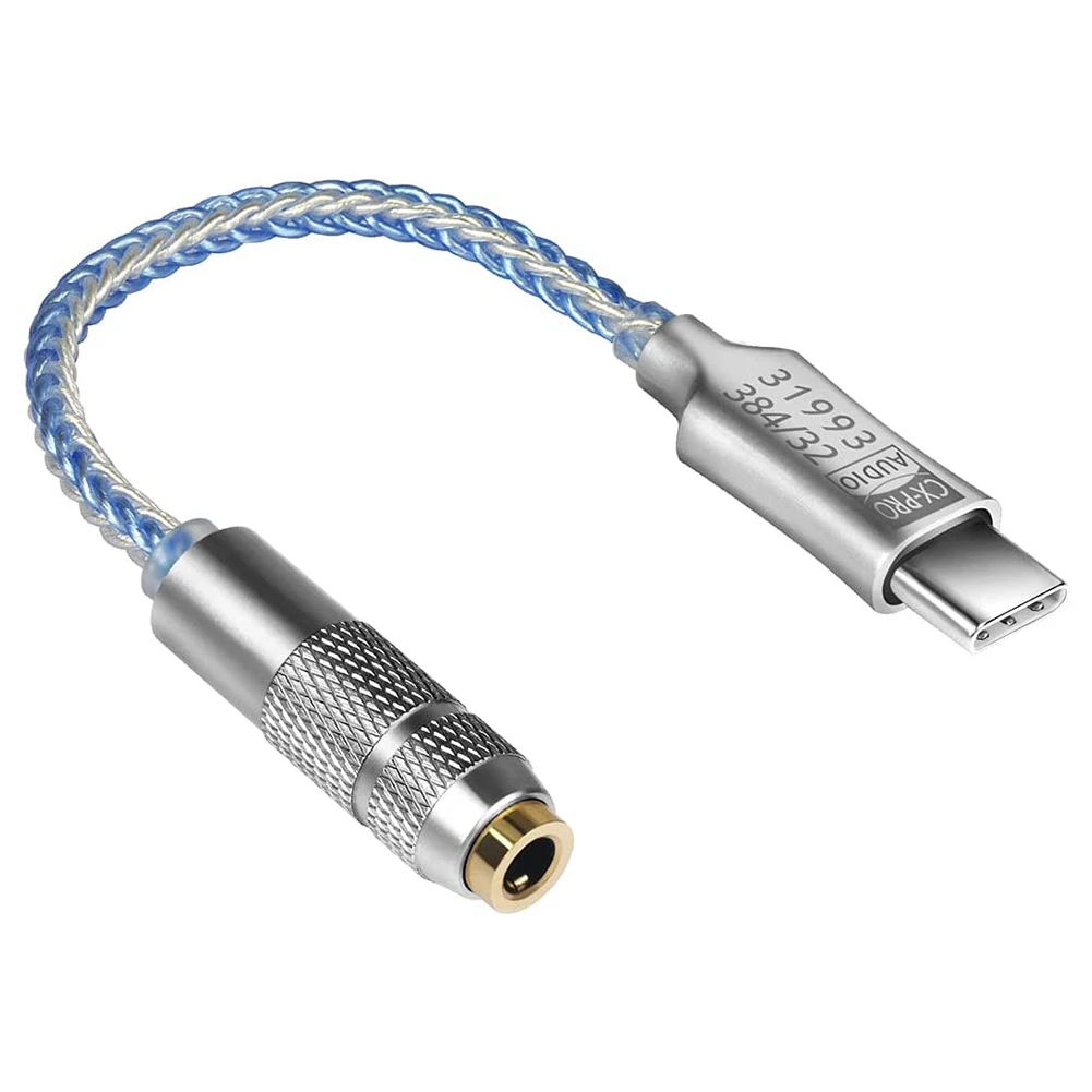 Type-C to 3.5mm Adapter HiFi Digital Headphone Amplifier CX31993 Chip DAC Audio Decoding Cable for Android Win10
Type-C to 3.5mm Adapter HiFi Digital Headphone Amplifier CX31993 Chip DAC Audio Decoding Cable for Android Win10