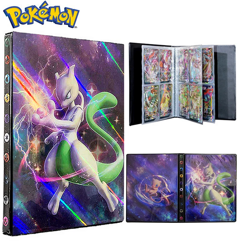 4 Pocket 160 Card Flash Pokemon Album Book Holder Collection Charizard Mewtwo Playing Game Map Pokémon Binder Folder Toy Gift
4 Pocket 160 Card Flash Pokemon Album Book Holder Collection Charizard Mewtwo Playing Game Map Pokémon Binder Folder Toy Gift