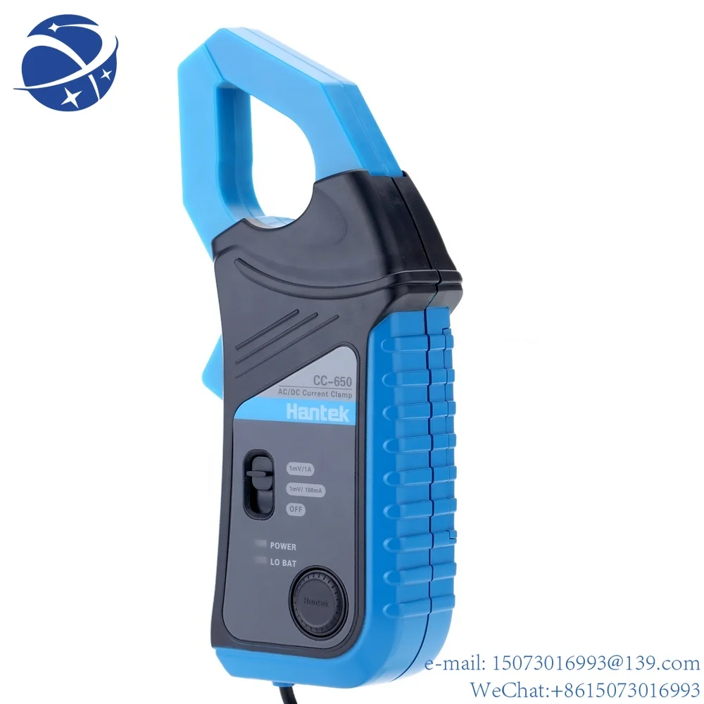 Yun Yi CC-650 AC/DC Current Diagnostic-tool 400Hz Bandwidth Clamp Meter 20mA To 650A DC with BNC Connector
Yun Yi CC-650 AC/DC Current Diagnostic-tool 400Hz Bandwidth Clamp Meter 20mA To 650A DC with BNC Connector