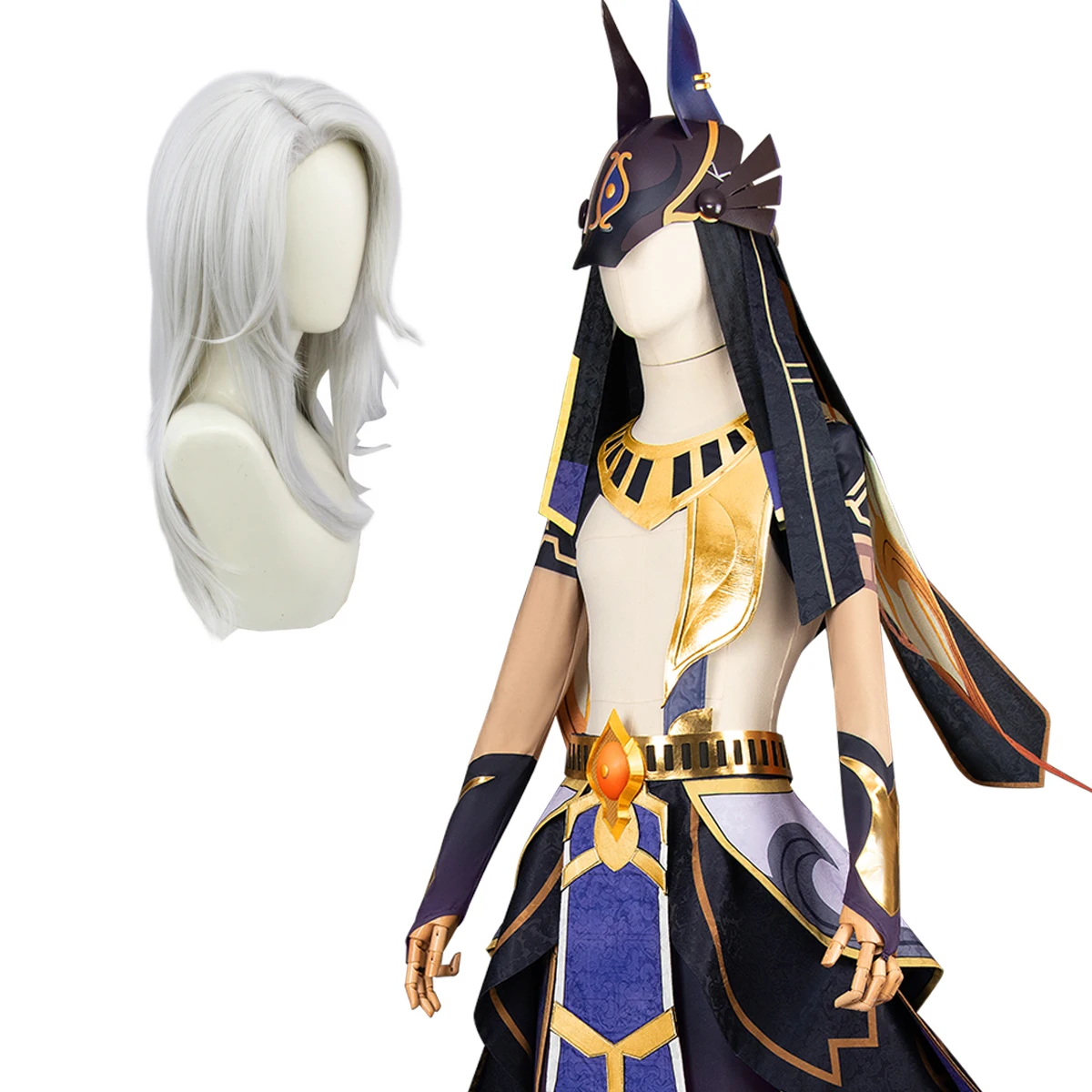 HOLOUN Cyno The Eremite Genshin Impact Game Anime Cosplay Wig Headwear Unisex Halloween Costume Christmas Drag Party Gift
HOLOUN Cyno The Eremite Genshin Impact Game Anime Cosplay Wig Headwear Unisex Halloween Costume Christmas Drag Party Gift