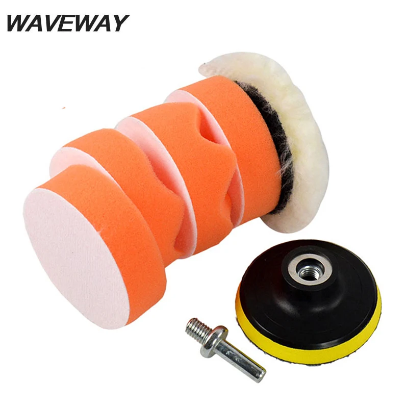 Polishing Sponge Wheel Kit Polisher 7pcs/set 3" Car Polishing Pad Polishing Buffer Waxing Buffing Pad Drill Set Kit
Polishing Sponge Wheel Kit Polisher 7pcs/set 3" Car Polishing Pad Polishing Buffer Waxing Buffing Pad Drill Set Kit