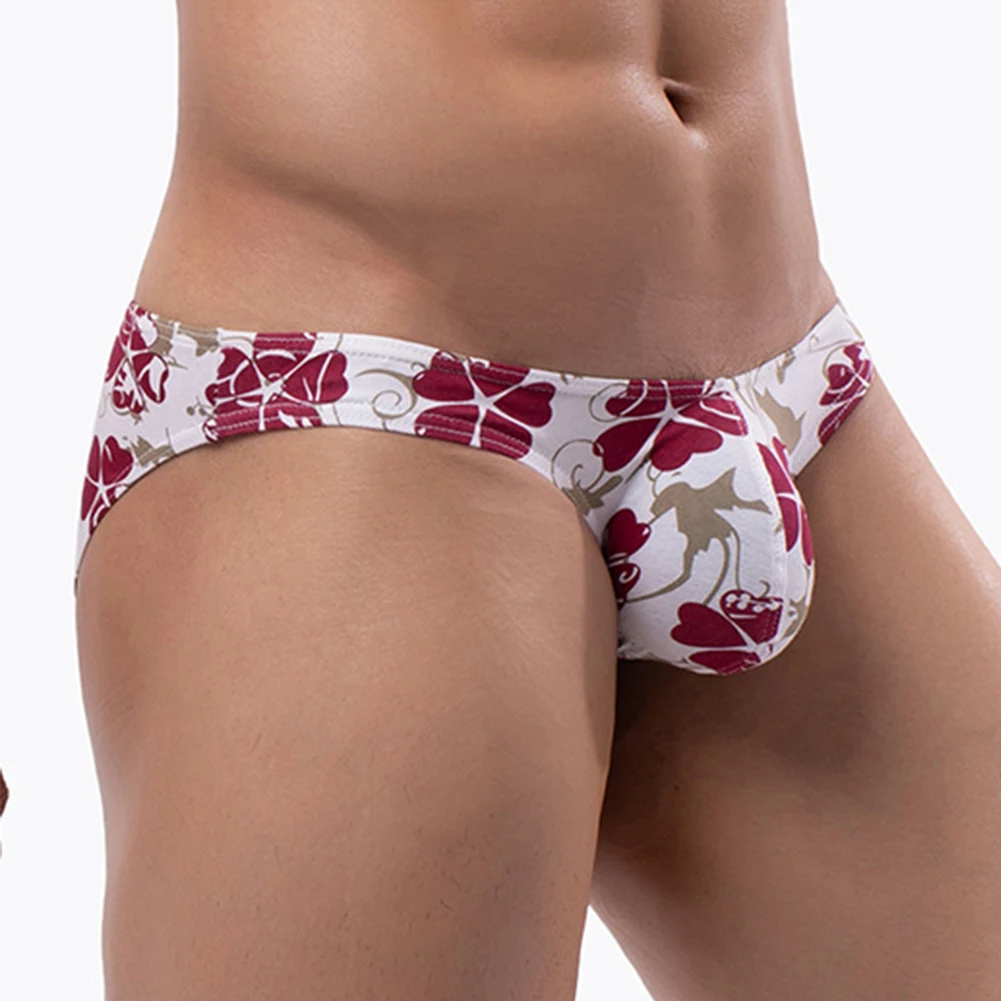 Men's Thin Underpants U Pouch Briefs Flowers Printed Cotton Breathable Bikini Underwear G-String Calzoncillos Hombre Bikini Slip
Men's Thin Underpants U Pouch Briefs Flowers Printed Cotton Breathable Bikini Underwear G-String Calzoncillos Hombre Bikini Slip
