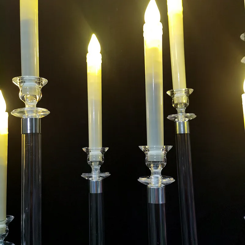 Flickering Warm Yellow LED Birthday Candles,Long Thin Plastic Battery Not Included
Flickering Warm Yellow LED Birthday Candles,Long Thin Plastic Battery Not Included
