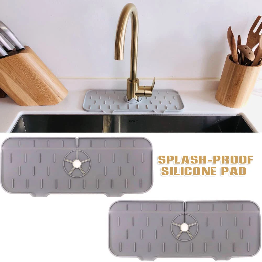 Kitchen Faucet Absorbent Mat Silicone Absorbent Mat Sink Splash Guard Drain Pad Faucet Mat For Bathroom Vanity Splash Catcher
Kitchen Faucet Absorbent Mat Silicone Absorbent Mat Sink Splash Guard Drain Pad Faucet Mat For Bathroom Vanity Splash Catcher