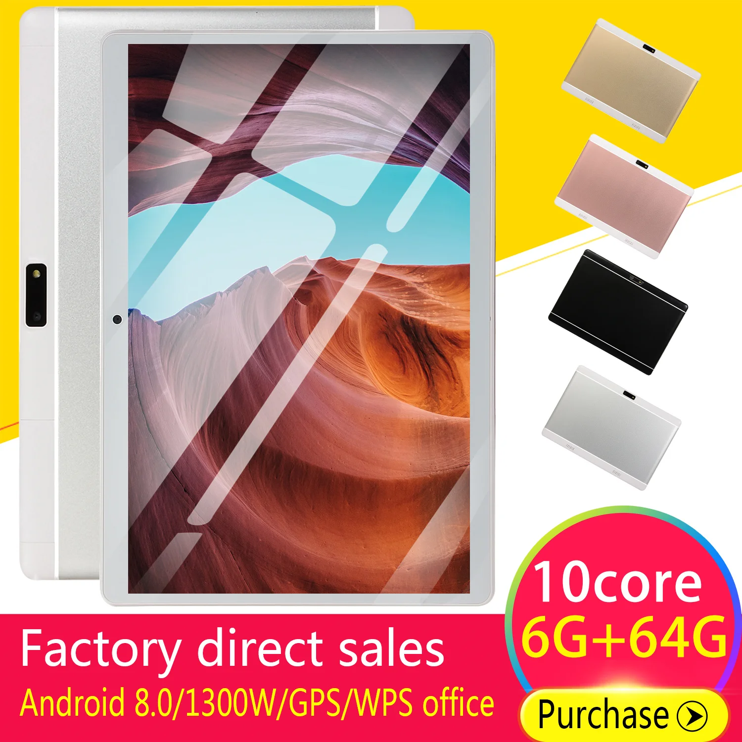 10.1''Android 8.0 Telefoontje 3G Tablet Pc MTK6735 Arm Cortex A7 Google Player Quad Core 6G Ram 64Gb Rom 1200*800IPS Netbook
10.1''Android 8.0 Telefoontje 3G Tablet Pc MTK6735 Arm Cortex A7 Google Player Quad Core 6G Ram 64Gb Rom 1200*800IPS Netbook