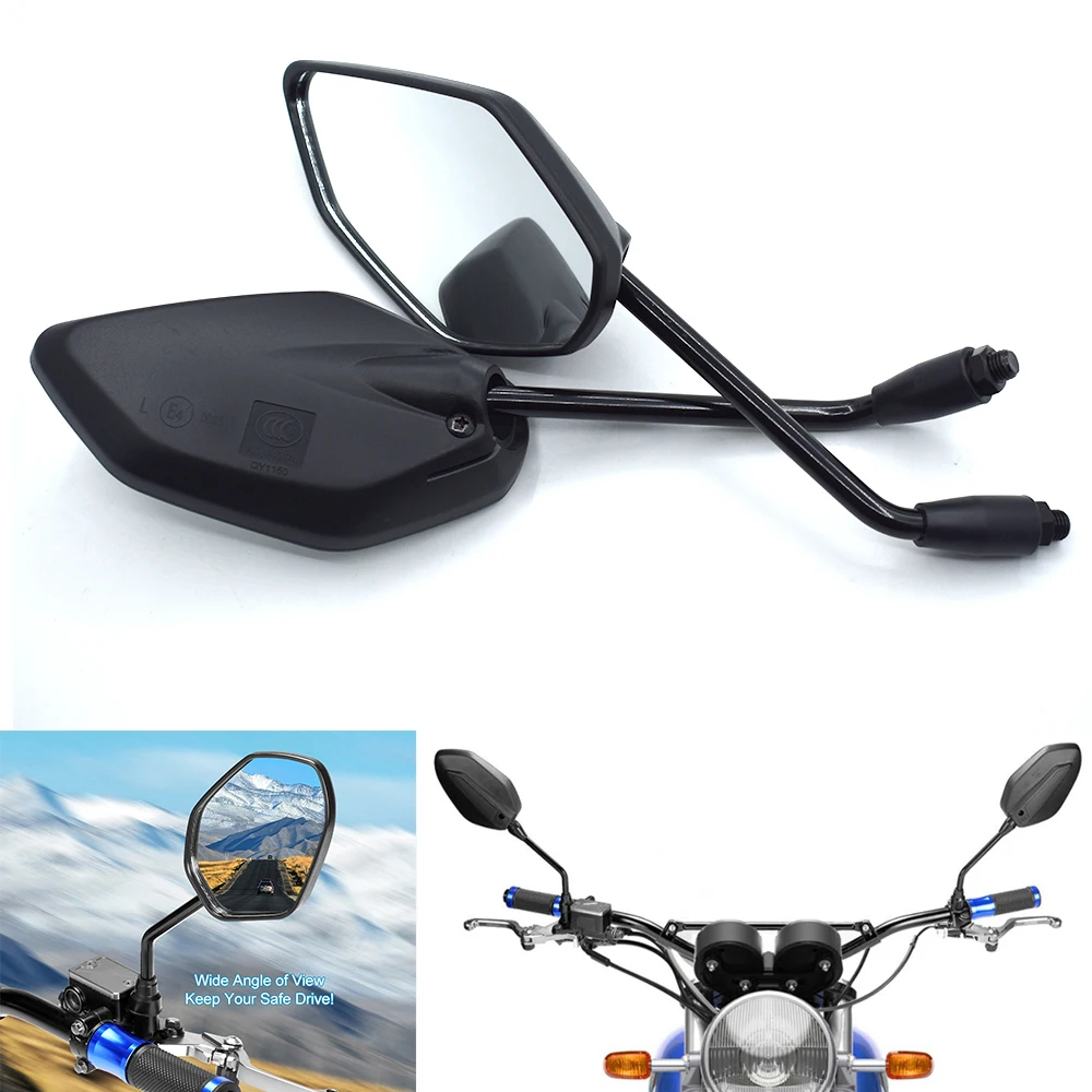 Universal 10MM motorcycle rearview mirror side mirror black For Kawasaki Z800 Z900 Z1000 For YAMAHA MT-07 MT-09 XMAX VMAX NMAX
Universal 10MM motorcycle rearview mirror side mirror black For Kawasaki Z800 Z900 Z1000 For YAMAHA MT-07 MT-09 XMAX VMAX NMAX
