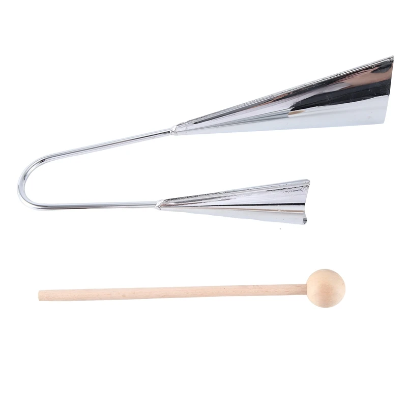 Double Bell Cow Bells Two Tone Metal Rhythm Percussion Instrument With Drumstick Binaural Cowbell Horn Brand New
Double Bell Cow Bells Two Tone Metal Rhythm Percussion Instrument With Drumstick Binaural Cowbell Horn Brand New