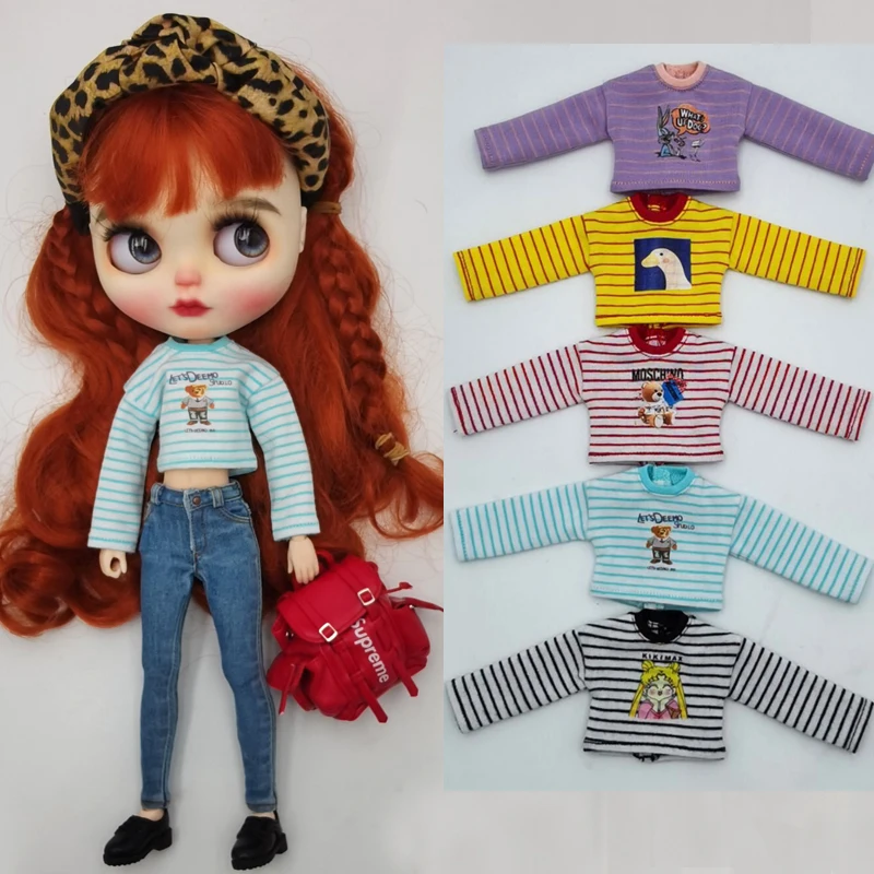 Blythe Кукла полосатая футболка для кукольной обуви сапоги OB24 Azone одежда игрушки аксессуары
Blythe Кукла полосатая футболка для кукольной обуви сапоги OB24 Azone одежда игрушки аксессуары