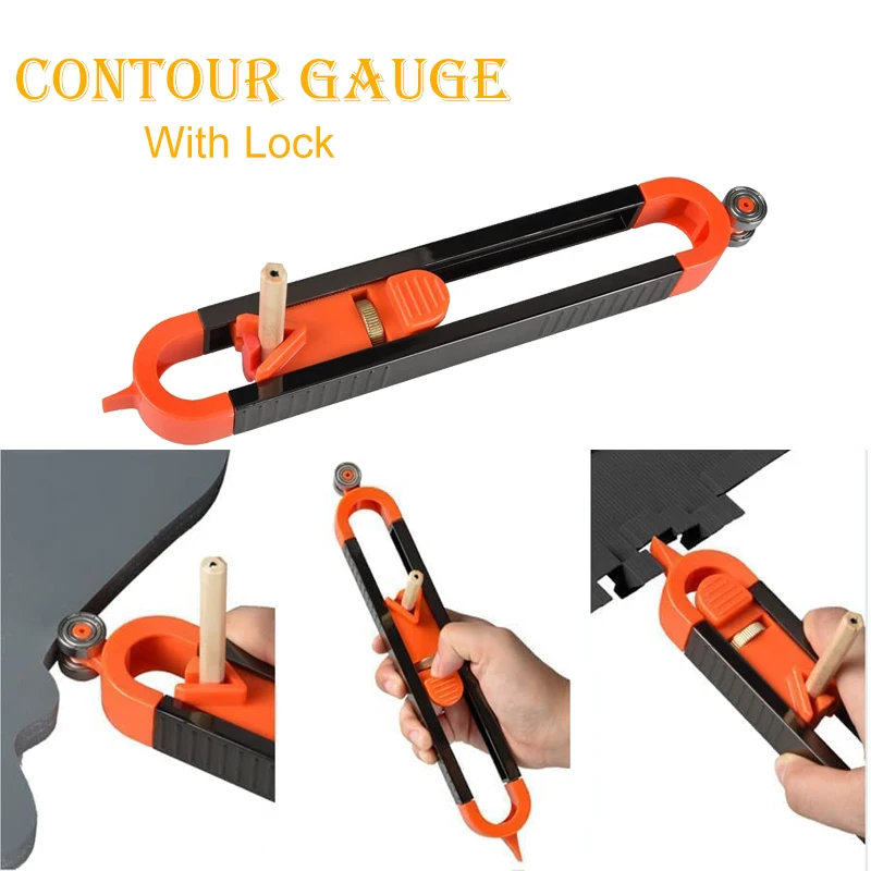 Profile Scribing Ruler Contour Gauge With lock For Skirting Scribe Measuring Shape Gauge Joinery Woodworking Tool
Profile Scribing Ruler Contour Gauge With lock For Skirting Scribe Measuring Shape Gauge Joinery Woodworking Tool