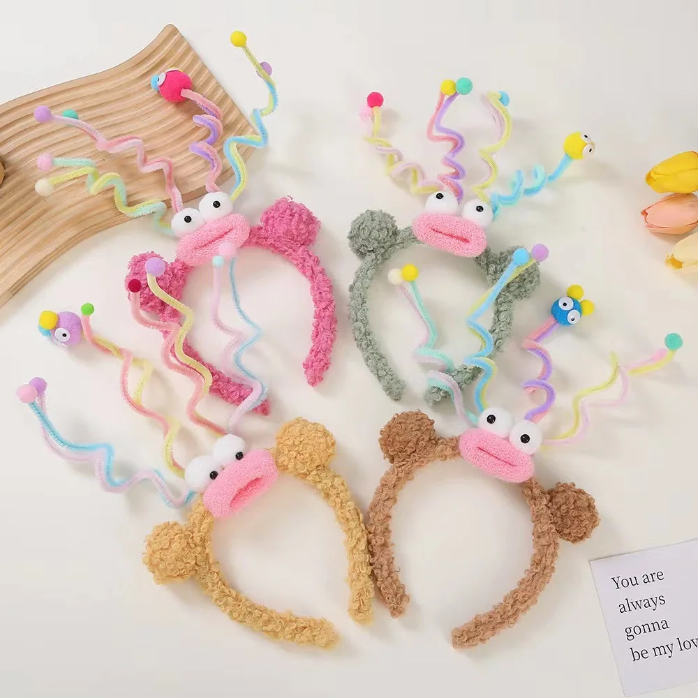 Girls Cute Plush Flower Crab Monster Hairbands Lovely Hair Decorate Lambswool Headband Hair Hoops Fashion Hair Accessories
Girls Cute Plush Flower Crab Monster Hairbands Lovely Hair Decorate Lambswool Headband Hair Hoops Fashion Hair Accessories
