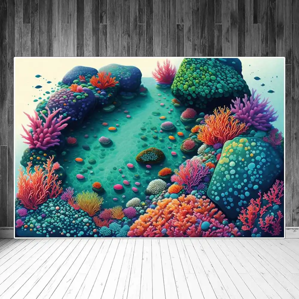 Seabed Corals Scene Backdrop Photography Birthday Decoration Summer Holiday Rocks Aquarium Bubbles Children Photocall Background
Seabed Corals Scene Backdrop Photography Birthday Decoration Summer Holiday Rocks Aquarium Bubbles Children Photocall Background