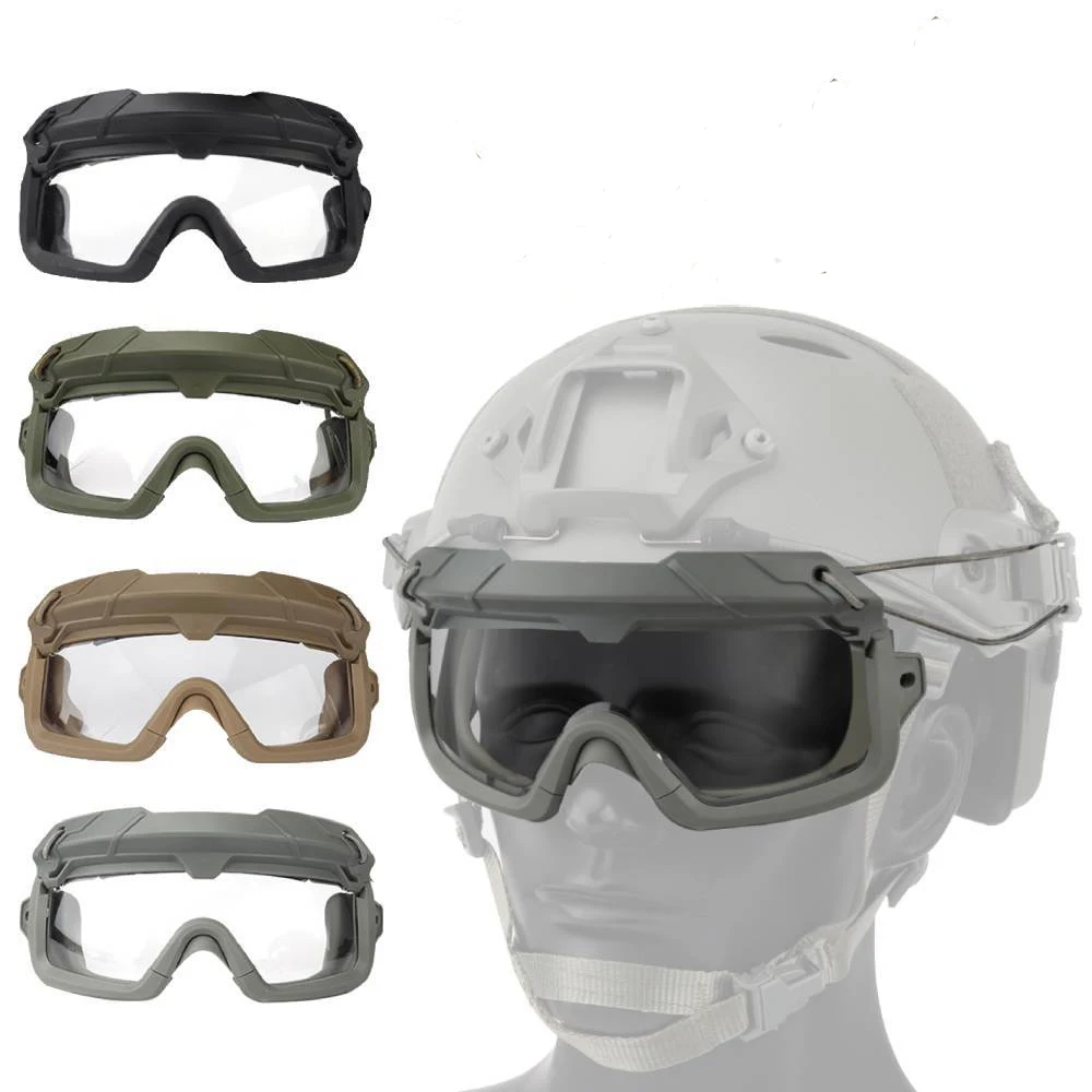 Tactical Airsoft Paintball Goggles Windproof Anti Fog CS Wargame Protection Goggles Fits for Camping Hiking Tactical Helmet
Tactical Airsoft Paintball Goggles Windproof Anti Fog CS Wargame Protection Goggles Fits for Camping Hiking Tactical Helmet