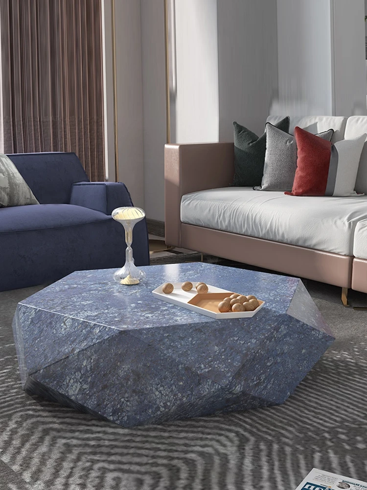 Modern luxury rock tea table designer special-shaped minimalist tea table high-end polygonal tea table
Modern luxury rock tea table designer special-shaped minimalist tea table high-end polygonal tea table