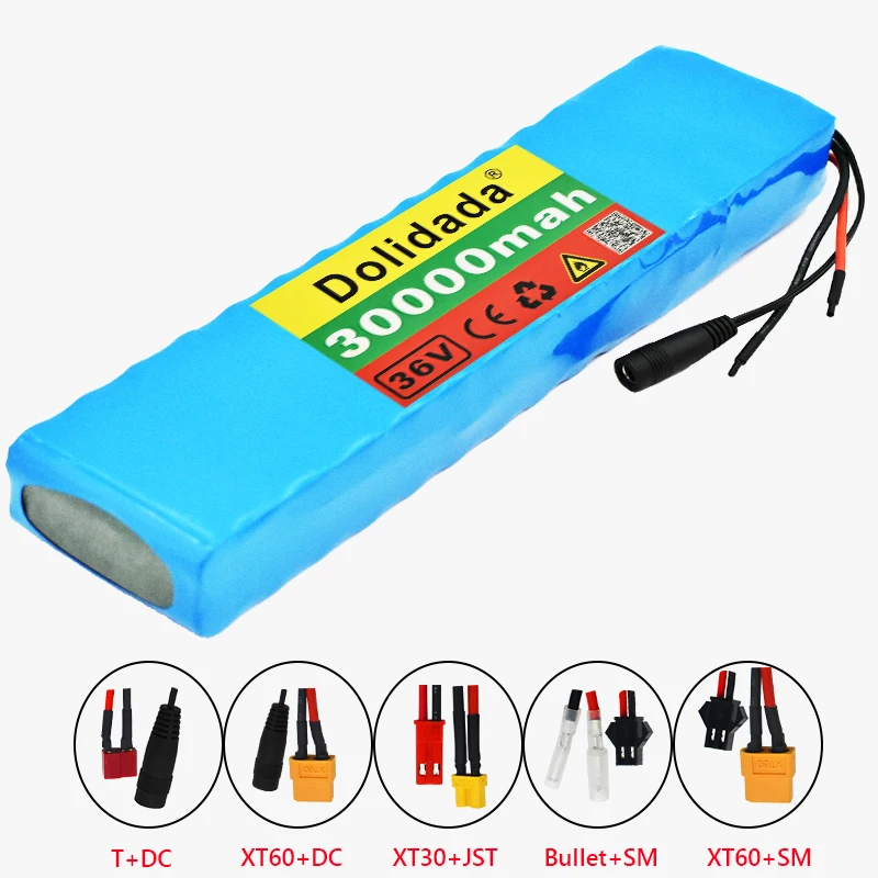 10S3P 36V 30Ah Battery Ebike Battery Pack 18650 Li-Ion Batteries 350W 500W for High Power Electric Scooter Motorcycle Scooter
10S3P 36V 30Ah Battery Ebike Battery Pack 18650 Li-Ion Batteries 350W 500W for High Power Electric Scooter Motorcycle Scooter
