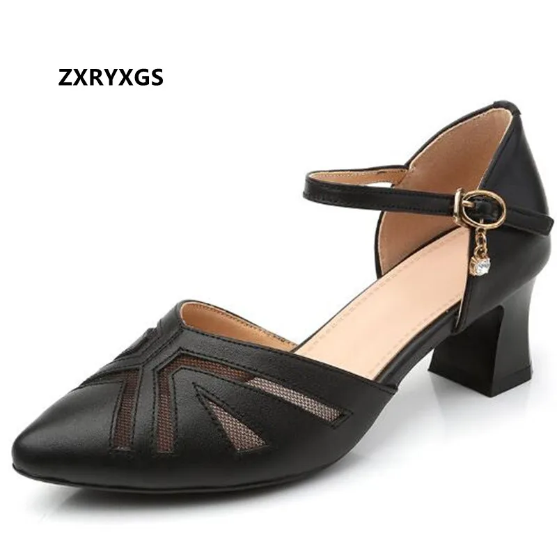 2022 New Premium Cowhide Mesh Pointed Toe Genuine Leather Sandals Women Sandal Shoes Large Size Mid Heel Elegant Fashion Sandals
2022 New Premium Cowhide Mesh Pointed Toe Genuine Leather Sandals Women Sandal Shoes Large Size Mid Heel Elegant Fashion Sandals