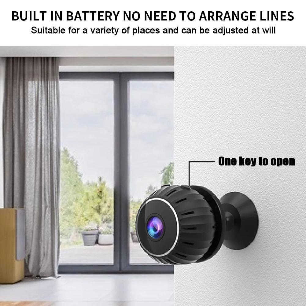 X10 Mini Indoor Camera WiFi Home Security Camera 1080P Wireless Night Vision Motion Detection Video Recorder Micro Camcorder
X10 Mini Indoor Camera WiFi Home Security Camera 1080P Wireless Night Vision Motion Detection Video Recorder Micro Camcorder