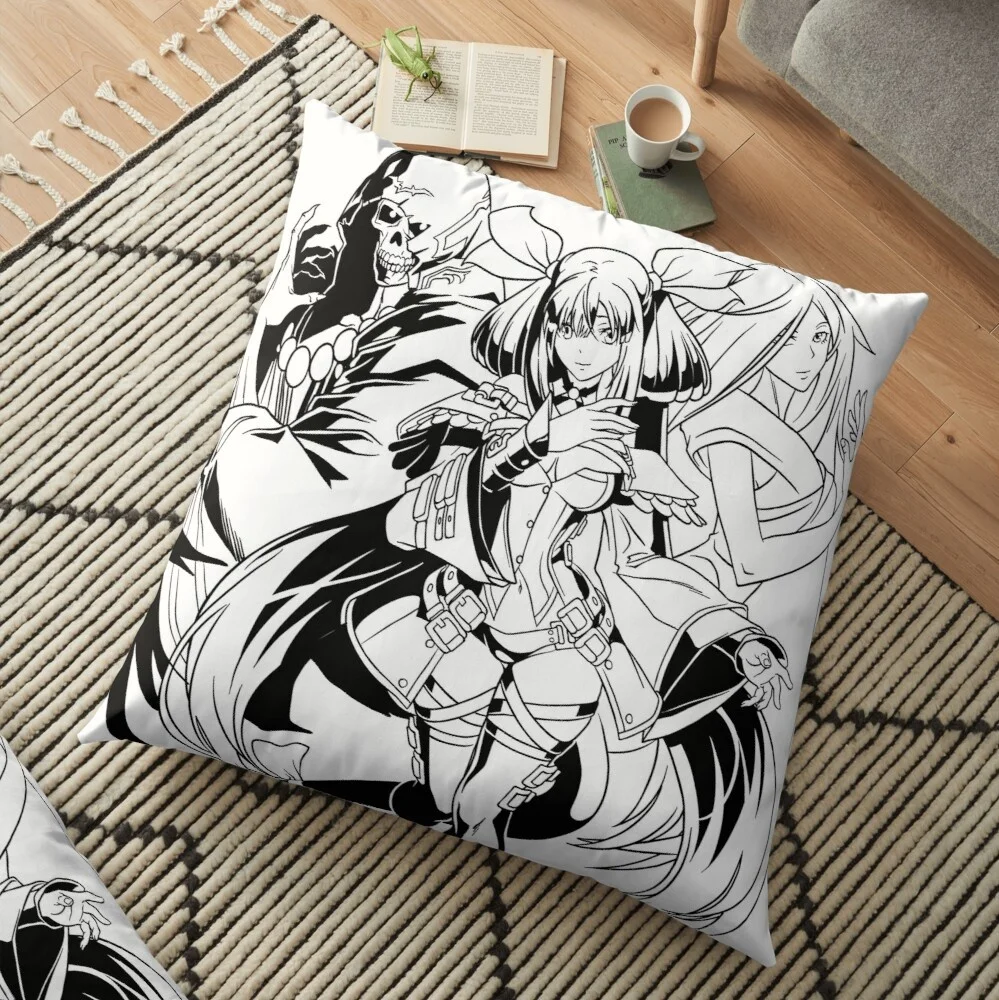 

Guilty Gear Guilty Warrior Pattern Square Pillow Case Sofa Decorative Throw Pillow Cushion Cover Home Accessories