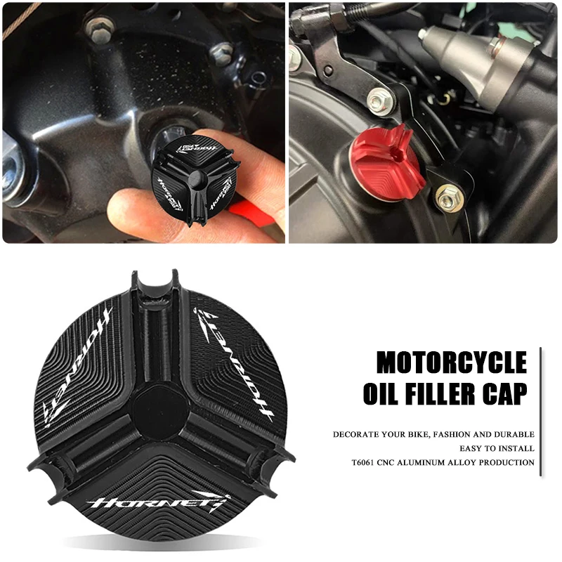 For HONDA CB750 CB 750 HORNET 2023 Motorcycle CNC Accessorie Oil Filler Fill Cap Plug Cover Engine Oil Cup
For HONDA CB750 CB 750 HORNET 2023 Motorcycle CNC Accessorie Oil Filler Fill Cap Plug Cover Engine Oil Cup