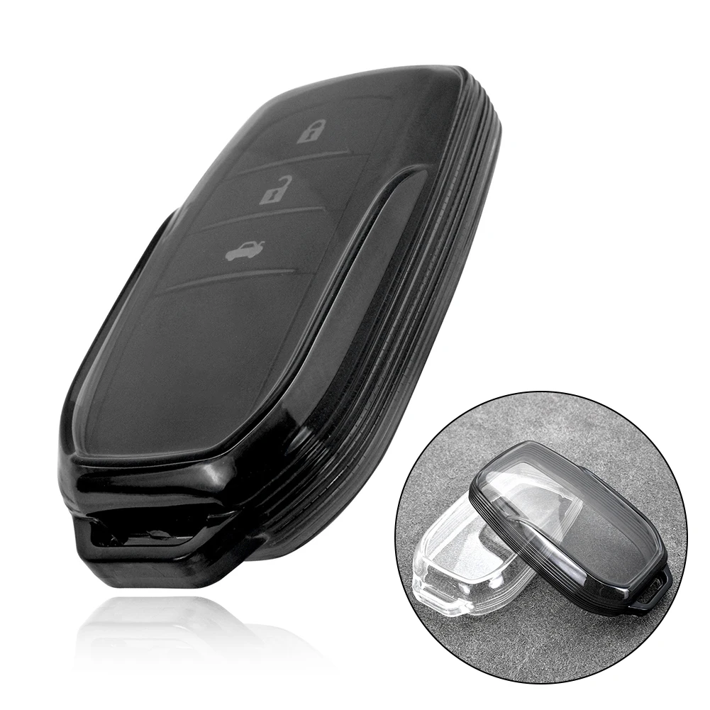 Transparent Black Key Case Key Case Crystal Clear Full Protection Non-Yellowing For Mirai For Toyota High Quality
Transparent Black Key Case Key Case Crystal Clear Full Protection Non-Yellowing For Mirai For Toyota High Quality