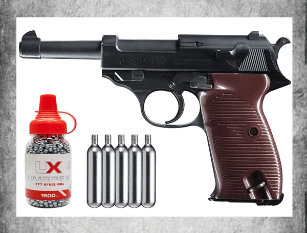 Wearable4U Umarex Walther P38 Semi Auto CO2 Air Pistol BB Air Blowback Bundle Metal decorative wall board 8*12inch
Wearable4U Umarex Walther P38 Semi Auto CO2 Air Pistol BB Air Blowback Bundle Metal decorative wall board 8*12inch