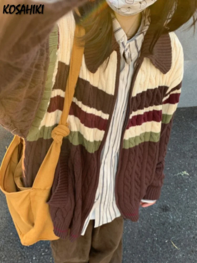 Y2k Aesthetic Vintage Tassel Knitted Cardigan 2023 Spring Oversize Loose Contrast Women Sweater Zipper Harajuku Cardigan Femme
Y2k Aesthetic Vintage Tassel Knitted Cardigan 2023 Spring Oversize Loose Contrast Women Sweater Zipper Harajuku Cardigan Femme