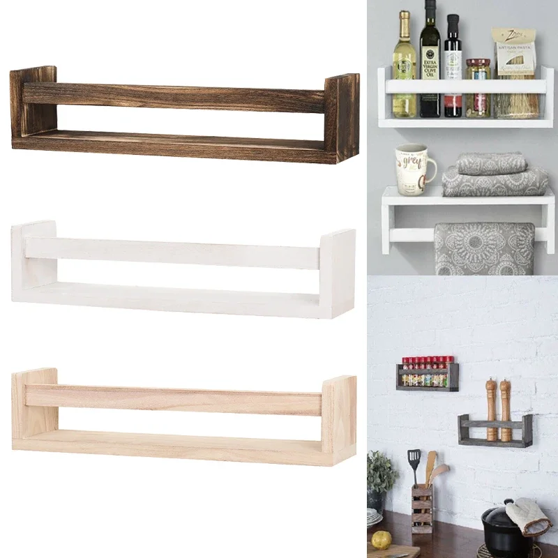 Shelf Spice Spice Saving Kitchen Hole-free Organizer Rack Kitchen Storage Wooden Wall-mounted Household Wooden Shelf Space Rack
Shelf Spice Spice Saving Kitchen Hole-free Organizer Rack Kitchen Storage Wooden Wall-mounted Household Wooden Shelf Space Rack