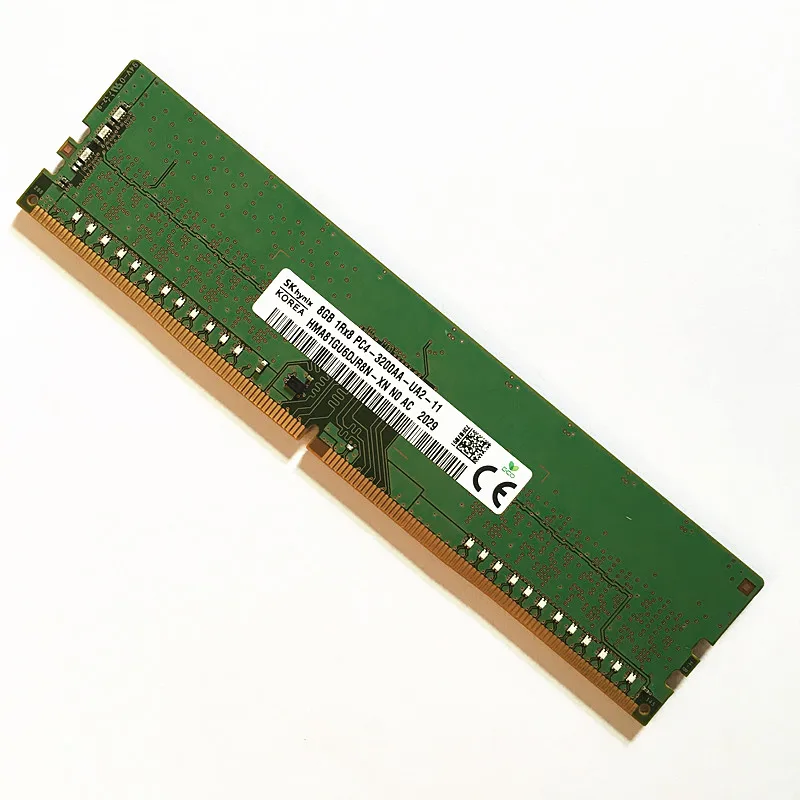 SKhynix DDR4 RAMs Memoria ddr4 8GB 1Rx8 PC4-3200AA-UA2-11 8gb 3200mhz Desktop memory 
SKhynix DDR4 RAMs Memoria ddr4 8GB 1Rx8 PC4-3200AA-UA2-11 8gb 3200mhz Desktop memory