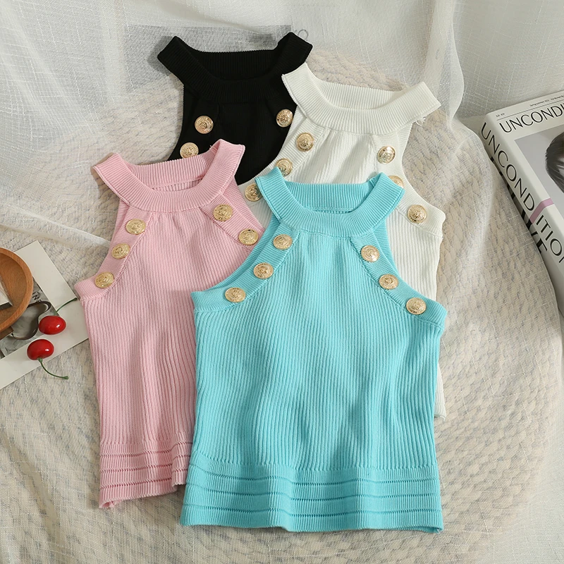 Small, Short Breasted Design, Halter Vest, Women's 2022 Summer Decoration, Slim And Versatile, Short Navel Suspender Top
Small, Short Breasted Design, Halter Vest, Women's 2022 Summer Decoration, Slim And Versatile, Short Navel Suspender Top