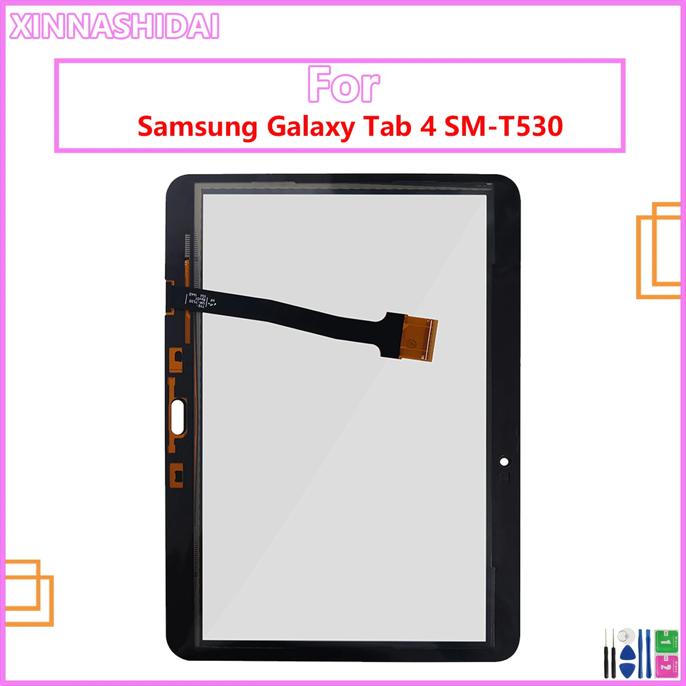 10.1" For Samsung GALAXY Tab 4 T530 T531 T535 SM-T530 Touch Screen Digitizer Glass Sensor Panel Tablet PC Replacement
10.1" For Samsung GALAXY Tab 4 T530 T531 T535 SM-T530 Touch Screen Digitizer Glass Sensor Panel Tablet PC Replacement