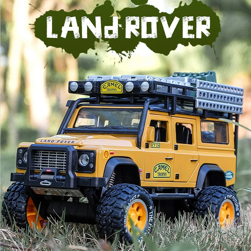 1:28 Camel Cup Land Rover Defender Alloy Racing Car Model Diecasts & Toy Metal Toy Off-road Vehicles Model Collection Gift
1:28 Camel Cup Land Rover Defender Alloy Racing Car Model Diecasts & Toy Metal Toy Off-road Vehicles Model Collection Gift