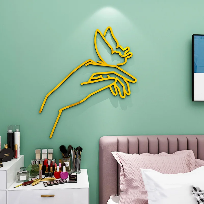 3D Stereo Wall Sticker 43*53cm Gold Creative Customizable Minimalism Self-adhesive Customizable Background Living Room Decor
3D Stereo Wall Sticker 43*53cm Gold Creative Customizable Minimalism Self-adhesive Customizable Background Living Room Decor