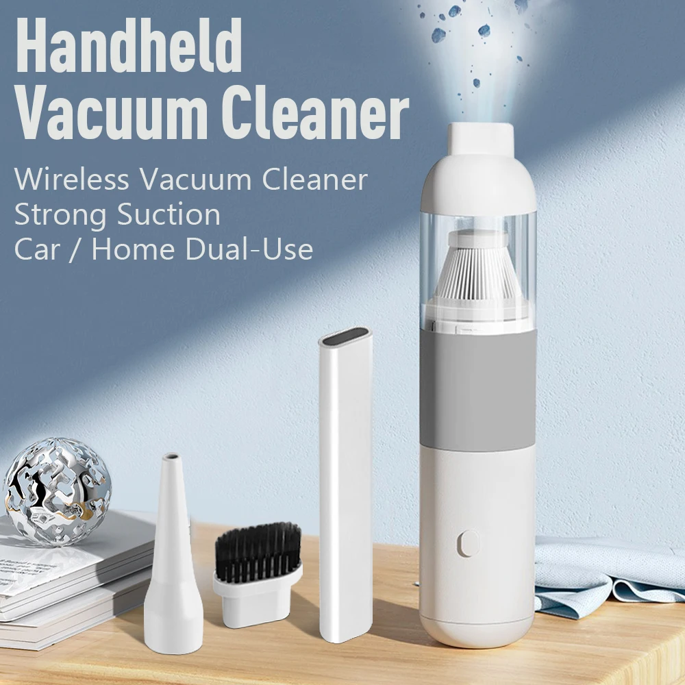 120W Car Vacuum Cleaner Rechargeable Handheld Car USB Type C Wireless Dust Catcher 20000Pa Suction Smart Home Dual-purpose Clean
120W Car Vacuum Cleaner Rechargeable Handheld Car USB Type C Wireless Dust Catcher 20000Pa Suction Smart Home Dual-purpose Clean