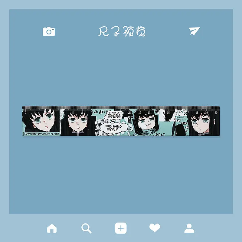 Kamado Tanjirou Ruler Anime Rulers Study Stationary kids Kawaii Acrylic Figure Cartoon Happy Childs School Supplie Demon Slayer
Kamado Tanjirou Ruler Anime Rulers Study Stationary kids Kawaii Acrylic Figure Cartoon Happy Childs School Supplie Demon Slayer
