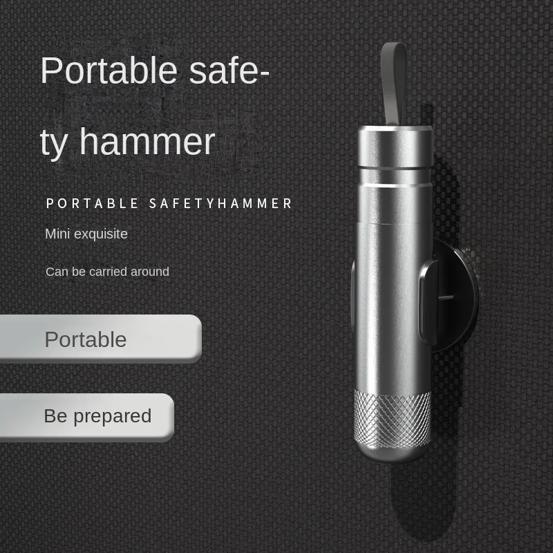 Aluminum Alloy Car Safety Hammer Portable Emergency Rescue Hammer Window Breaker With Seat Belt Cutter Escape Self-rescue Tool
Aluminum Alloy Car Safety Hammer Portable Emergency Rescue Hammer Window Breaker With Seat Belt Cutter Escape Self-rescue Tool