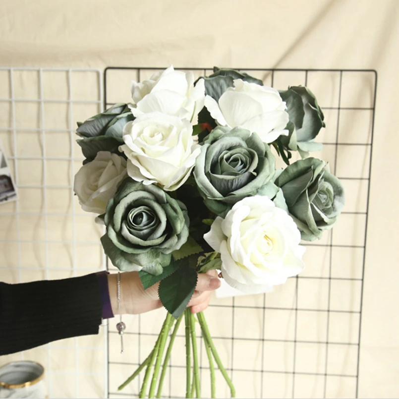 5Pcs Artificial Flowers Bouquet Beautiful Silk Roses Wedding Home Table Decor Arrange Fake Plants Valentine's Day Present
5Pcs Artificial Flowers Bouquet Beautiful Silk Roses Wedding Home Table Decor Arrange Fake Plants Valentine's Day Present