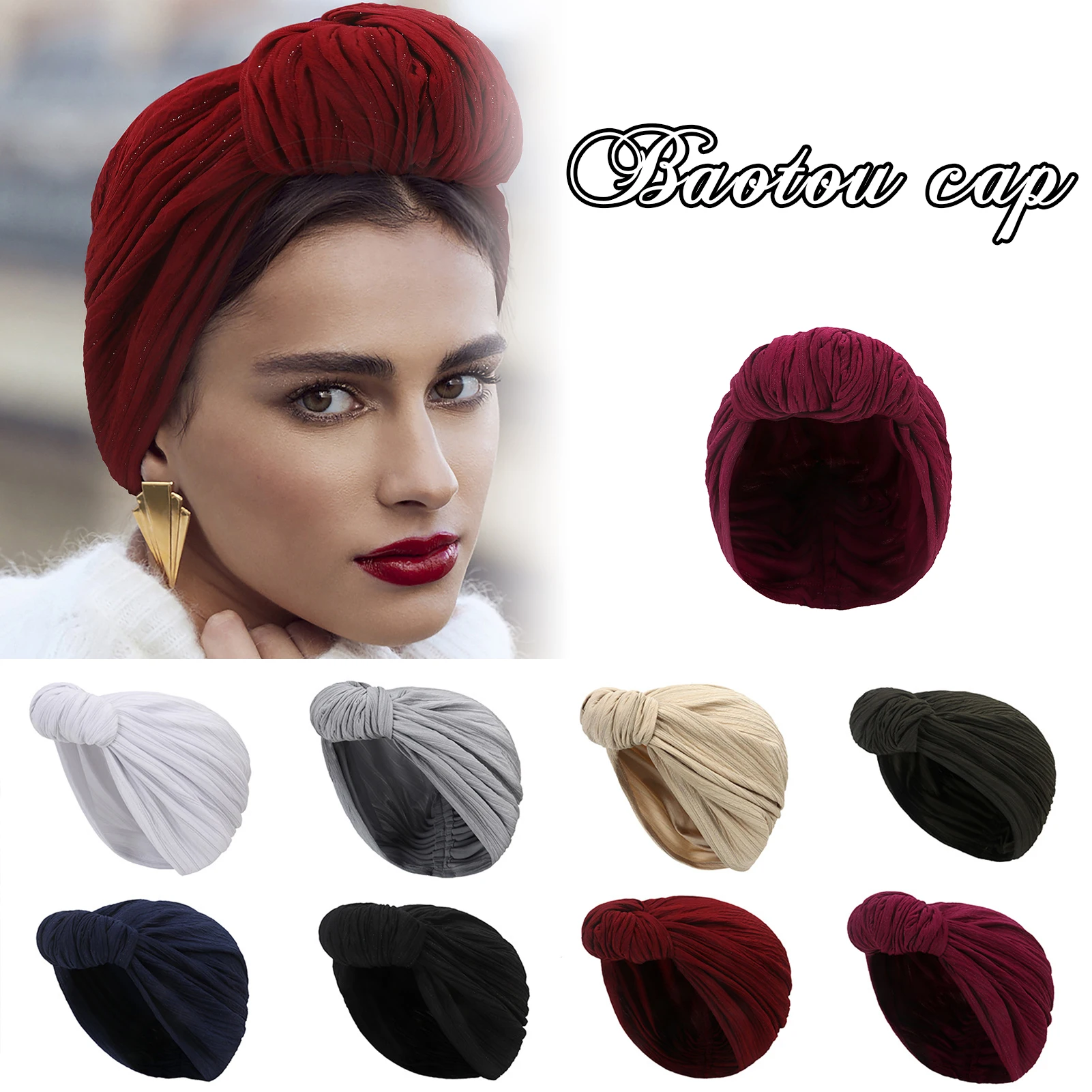 Fashion Beanie For Women Elastic Cotton Knot Hat Women's Winter Autumn Warm Cap Breathable Great Gift Headwrap Hair Accessories
Fashion Beanie For Women Elastic Cotton Knot Hat Women's Winter Autumn Warm Cap Breathable Great Gift Headwrap Hair Accessories
