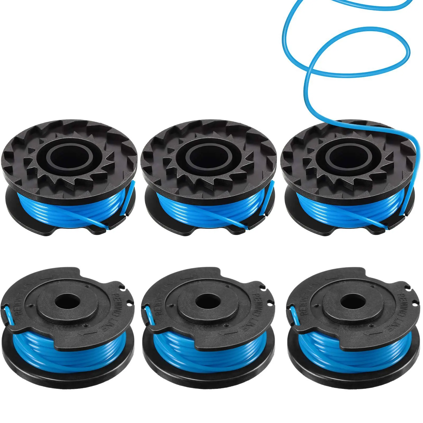 6 Pack Trimmer Spool Replacement Trimmer Line 16Ft 0.065 Inch Grass Eater Spool Line for Greenworks 29252
6 Pack Trimmer Spool Replacement Trimmer Line 16Ft 0.065 Inch Grass Eater Spool Line for Greenworks 29252