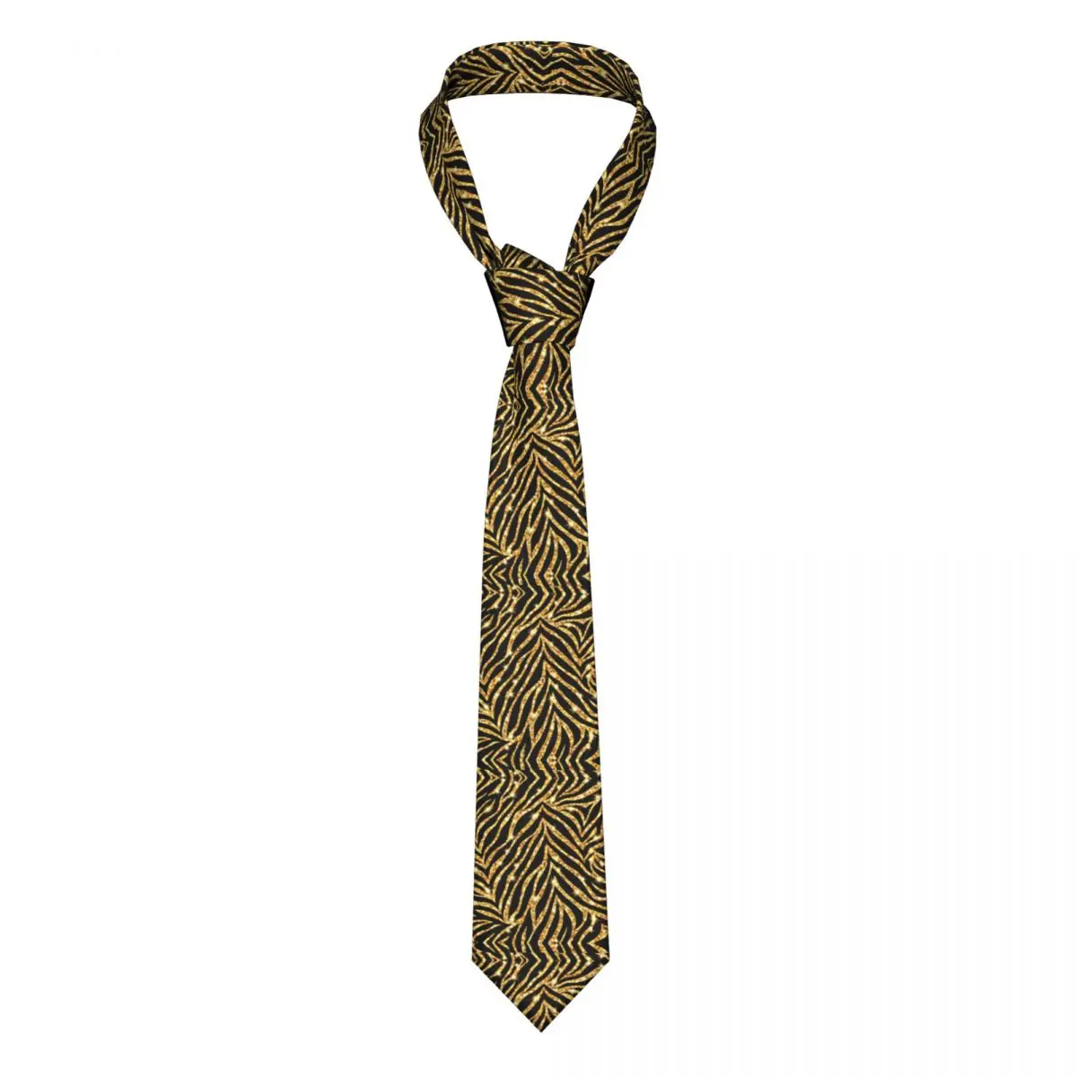 Black And Gold Zebra Tie Shiny Wild Animals Print Man Fashion Neck Ties Accessories Shirt Business 8CM Cravat
Black And Gold Zebra Tie Shiny Wild Animals Print Man Fashion Neck Ties Accessories Shirt Business 8CM Cravat