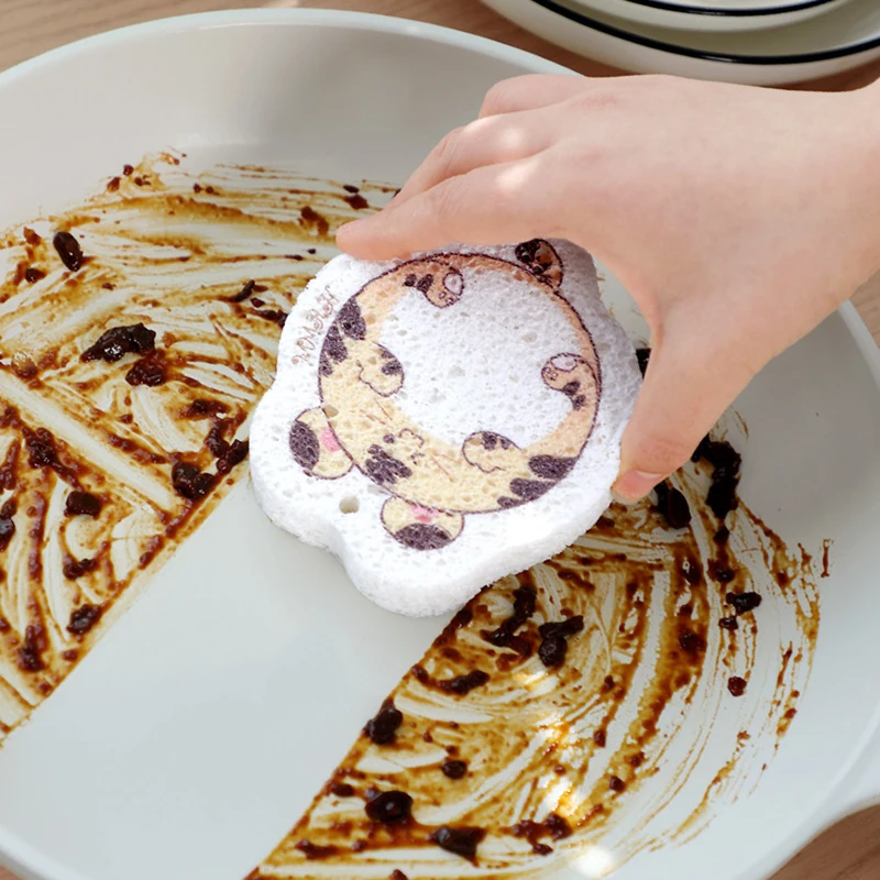 Thanstar Cartoon Compressed Wood Pulp Sponge Non-stick Dish Washing Sponge Bathroom Multifunction Cleaning Tool Kitchen Items
Thanstar Cartoon Compressed Wood Pulp Sponge Non-stick Dish Washing Sponge Bathroom Multifunction Cleaning Tool Kitchen Items