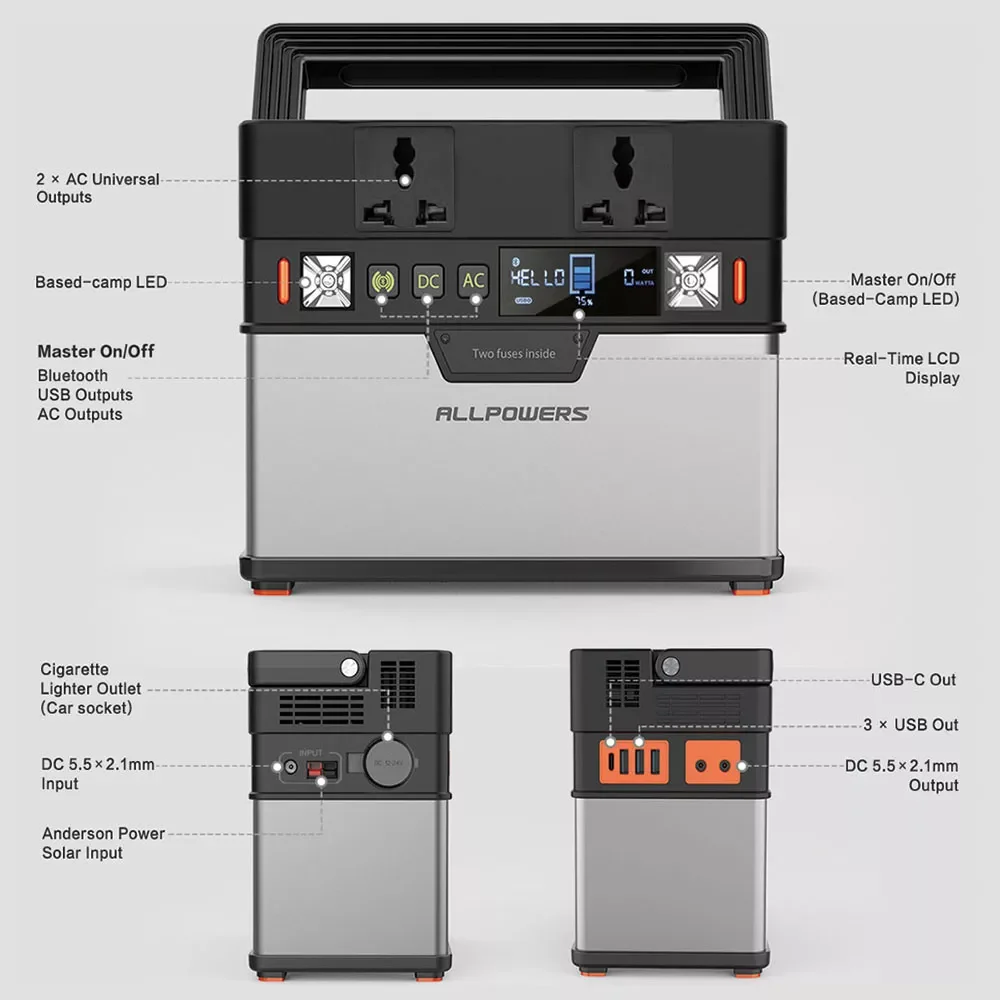 Portable Power Station 288Wh/78000mAh Portable Generator Backup Power UPS Battery Support Solar Charging for Camping
Portable Power Station 288Wh/78000mAh Portable Generator Backup Power UPS Battery Support Solar Charging for Camping